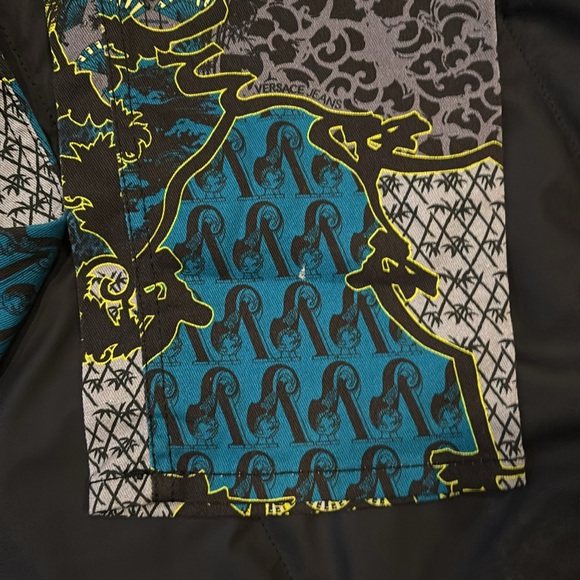 NWT VERSACE MENS SLIM SKINNY FIT JEANS PANTS, MULTI 34”W x 32”L STRAIGHT LEG - Picture 4 of 8